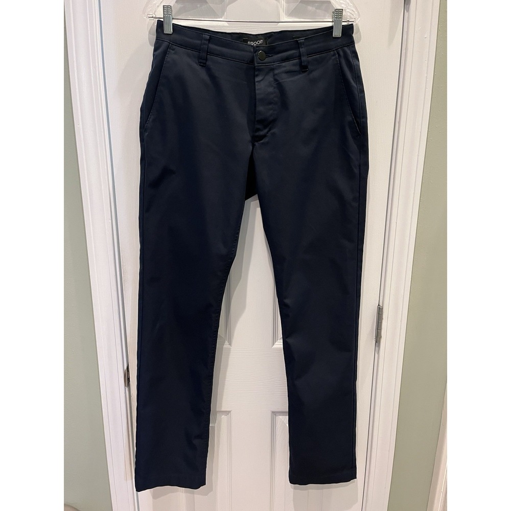 PROOF Huckberry Nomad Pant Mens 30x32 Straight Blue Stretch Performance Travel